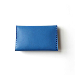 Minimal Wallet BLUE / 牛革ミニマルウォレット 3枚目の画像