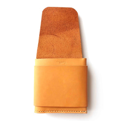 BILLFOLD CAMEL / 牛革二つ折り財布 3枚目の画像