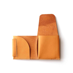 BILLFOLD CAMEL / 牛革二つ折り財布 4枚目の画像