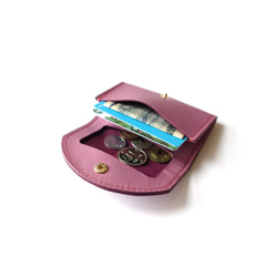 【受注生産商品】Coin Case Purple / 牛革コインケース / パープル 1枚目の画像