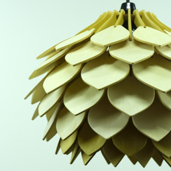 カラーオーダーの木製照明　ペンダントライト　NLU・キミドリ　｜ナカオランプ｜ 6枚目の画像