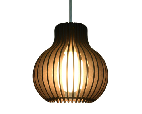 ナカオランプ　木製照明　ペンダントライト　グリーン カラーオーダーの木製照明 ペンダントライト NCN ｜ナカオランプ