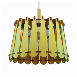 カラーオーダーの木製照明　ペンダントライト　NOK　(3灯ソケット)　｜ナカオランプ｜ 1枚目の画像