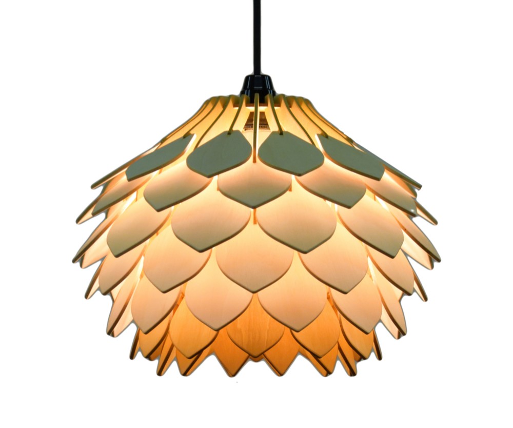 カラーオーダーの木製照明　ペンダントライト　NLU　｜ナカオランプ｜