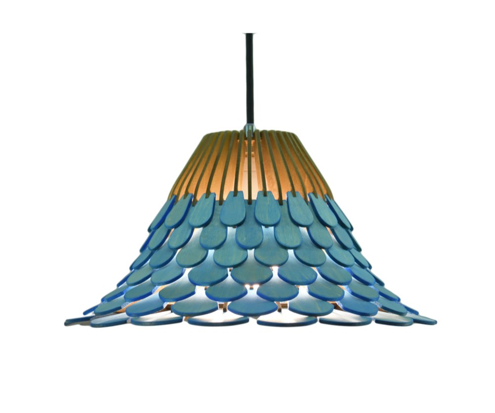 カラーオーダーの木製照明　ペンダントライト　NYU　｜ナカオランプ｜