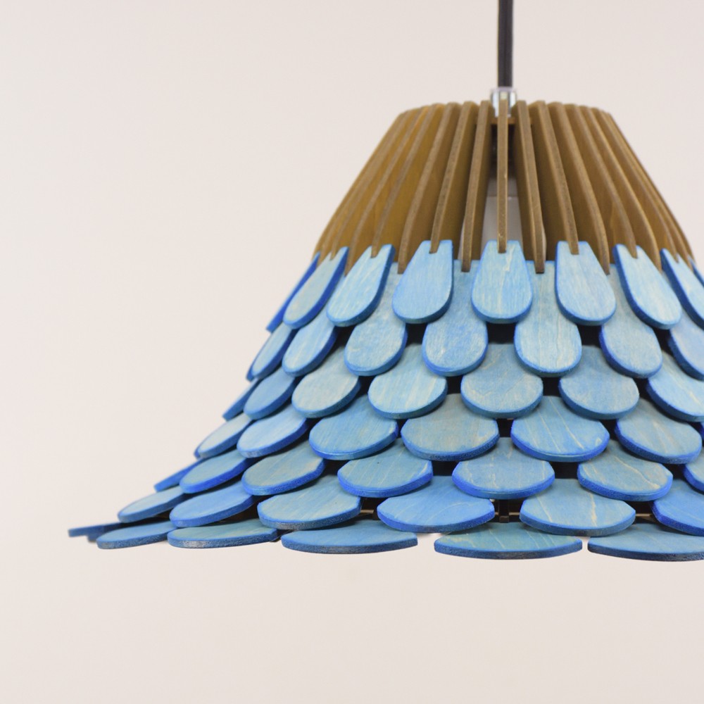 カラーオーダーの木製照明　ペンダントライト　NYU　｜ナカオランプ｜