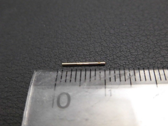 14KGF 耳環柱（針式）0.65 x 9, 5mm 1 對 第2張的照片