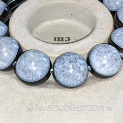 白天眼石 ◎希少◎ 高品質天然石 天眼水晶ブレスレット サイクロプスアゲート 5枚目の画像