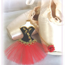 バレエ衣装チャーム オディール姫 白鳥の湖　La-brisレギュラーチャーム（受注作品） 4枚目の画像