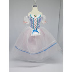 L様専用　バレエ衣装チャーム　スタンド付き　ペザントのロマンティックチュチュ 3枚目の画像