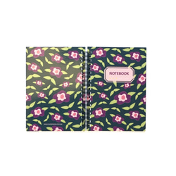 紫色花線圈筆記本 | 花草 | 花園 | Floral Spiral Notebook | pulps of wood 第4張的照片