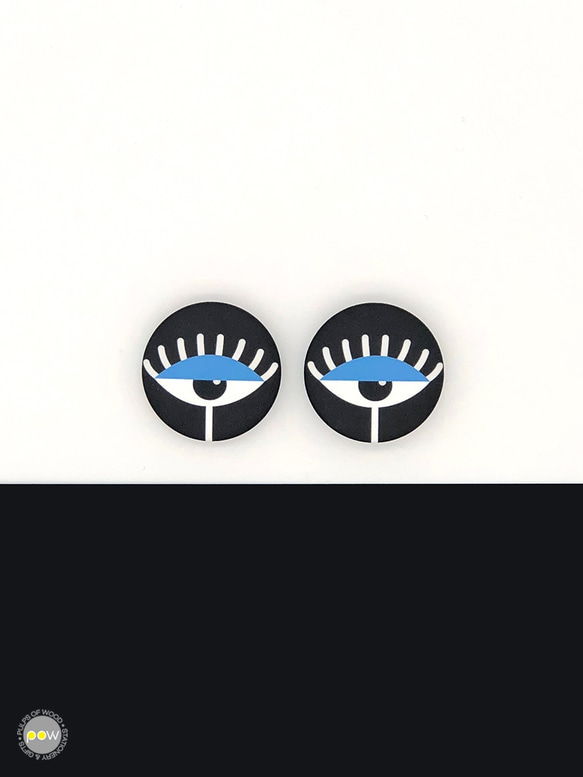 眼睛胸章3入 | Eyes Pins Set of 3 | pulps of wood 第5張的照片