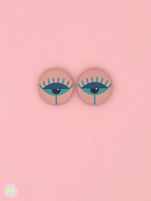 眼睛胸章3入 | Eyes Pins Set of 3 | pulps of wood 第6張的照片