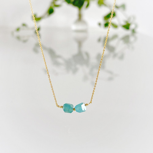 14kgf】再販 幻の宝石グランディディエライトのネックレス ネックレス  