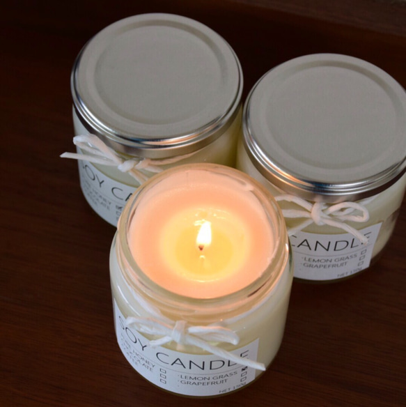 [Sale!]SOY CANDLE -グレープフルーツ- 5枚目の画像