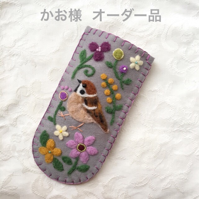 かお様 オーダー品 その他ケース ことり雑貨kiki 通販｜Creema 