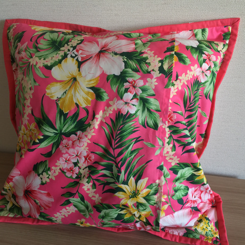 Kmaさま専用12.36.37ハワイアンキルトクッションカバー Hawaiian quilt ハワイアンキルト クッションカバー ピンクホヌ