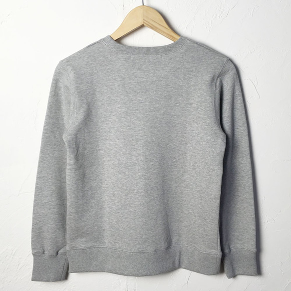 鯨魚打印Crew neck sweat [17094359-08] 第4張的照片