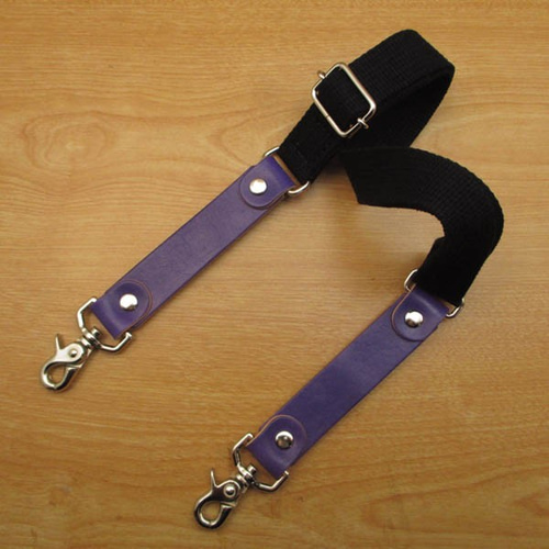 フラワースタッズ装飾 本革 ブラウン＆ネイビー 6丁差し SCA-235/CBA