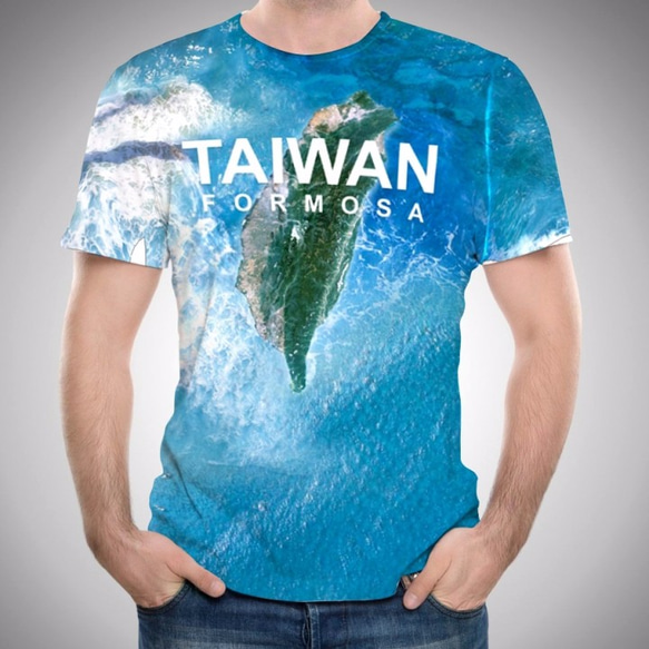 發現台灣 滿版 T-shirt TAIWAN FORMOSA 第2張的照片