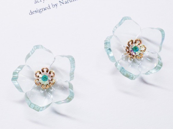 Hana-Earrings_glass color【overseas only】 1枚目の画像