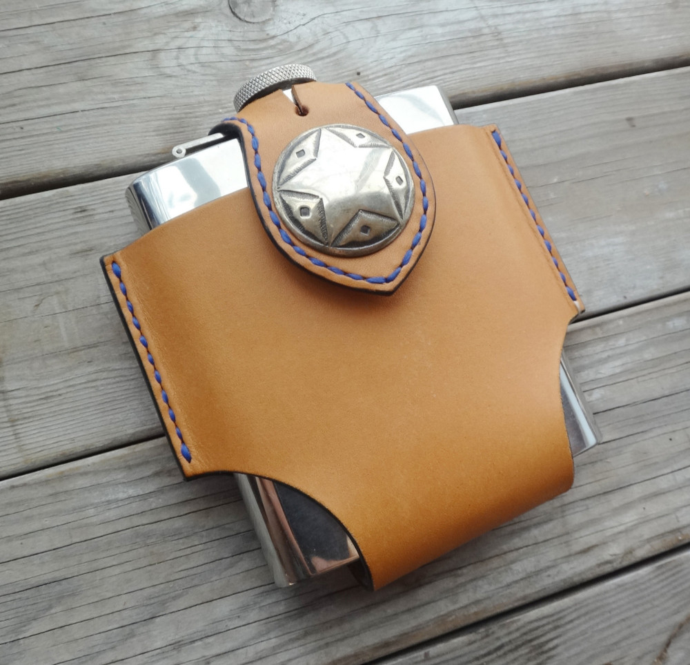 スキットルケース【プレーン】 その他ケース Leathercraft ZUNI