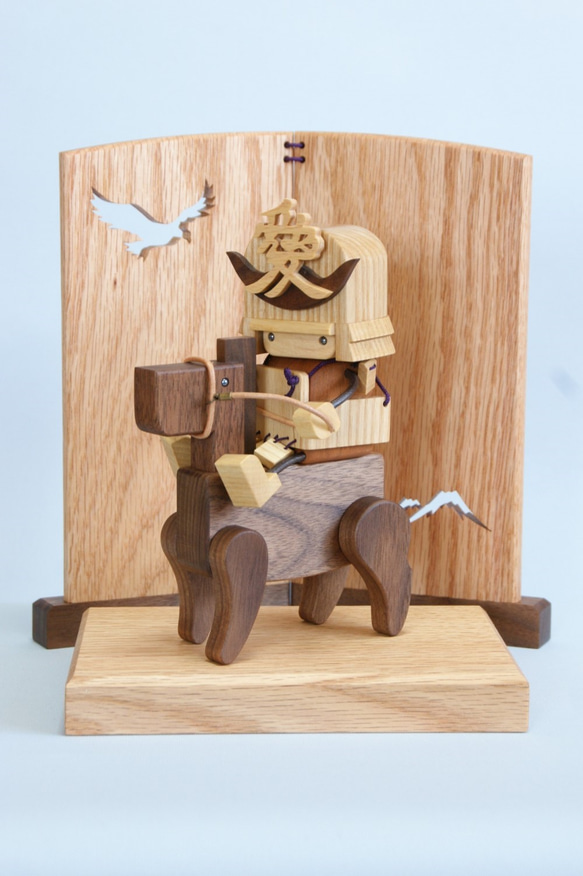 M様ご注文分 武者人形 かねつぐ君 DX（屏風付き） その他置物 木工房  