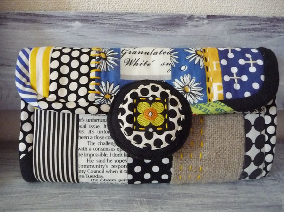 hana様へ・・・持ち手が付いてる 黄色いお花の長財布 その他ミニ財布  