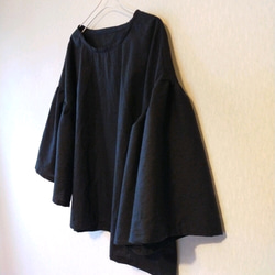 ✨ミモザイエロー✨ Spring cottonフリル袖ブラウス✦選べる35色✦ made in japan 4枚目の画像