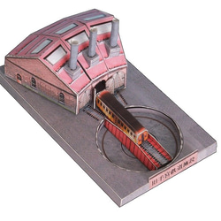 小樽　旧手宮鉄道施設　ペーパークラフト 2枚目の画像
