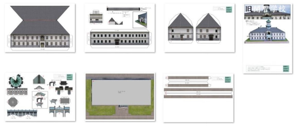 旧開智学校　ペーパークラフト 4枚目の画像