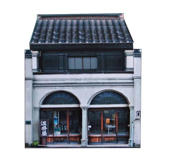 高岡の看板建築 ペーパークラフト 2枚目の画像