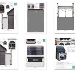 高岡の看板建築 ペーパークラフト 4枚目の画像