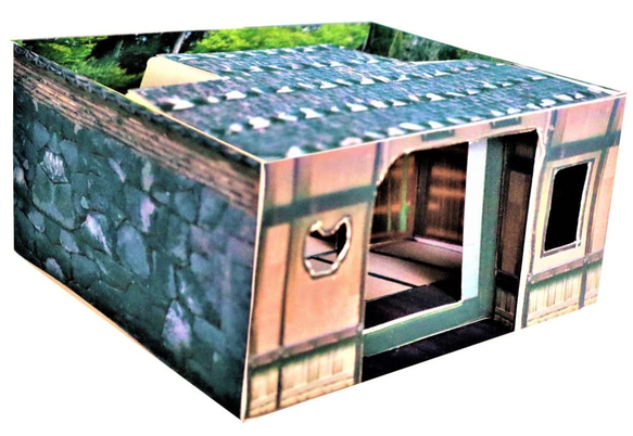 日本庭園　ペーパークラフト 3枚目の画像