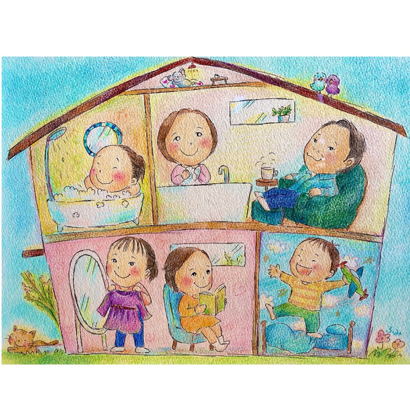 心温まる似顔絵お描きします 4枚目の画像