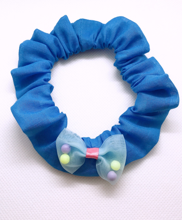 売却済です！】犬用リボンチョーカー5個➕ゴム付きリボン 犬