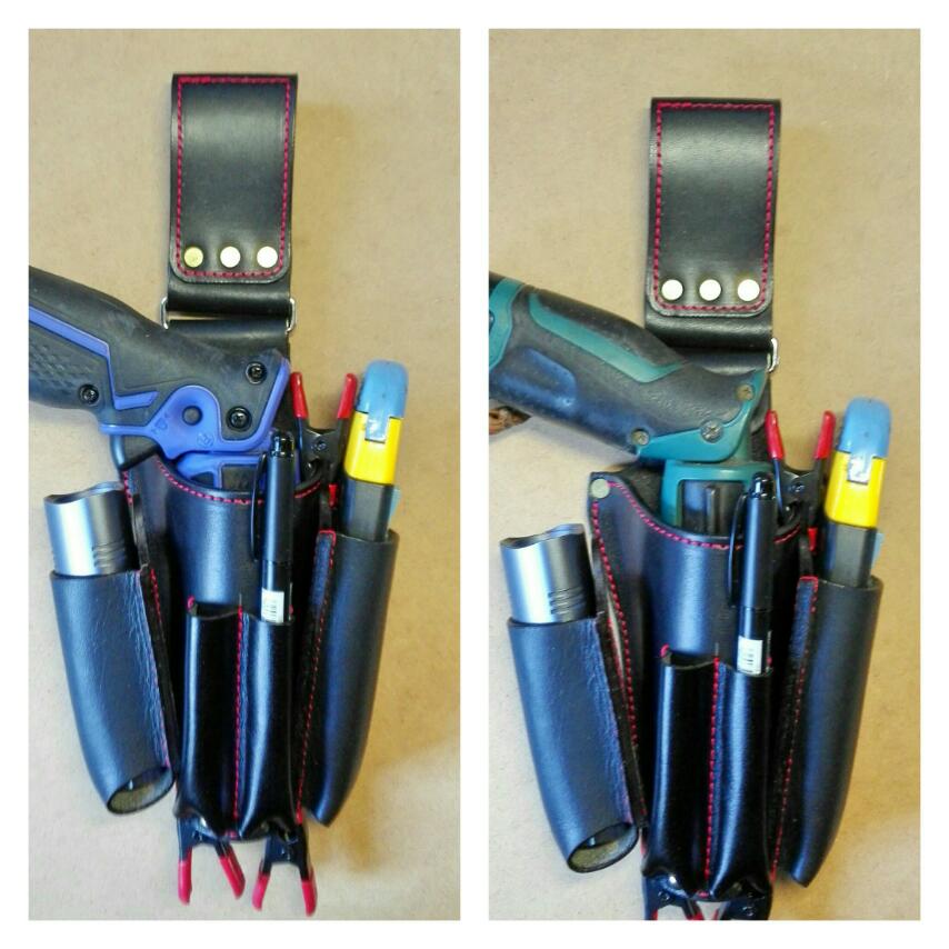 ペン型インパクトホルダー、ニッパー、ペンチ、ペン差しポケット