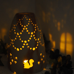 面白い 明かりカバー 11ケ 備前焼 面白い 明かりカバー 11ケ 備前焼