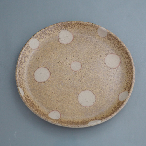 備前焼 水玉皿M（約18センチ） 中皿 Aco＊cocha 吉岡亜子 通販