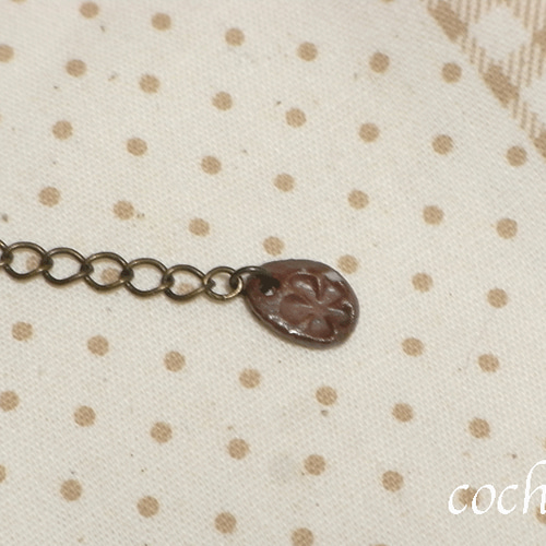 備前焼アクセサリー ネックレス（リンゴ） ネックレス