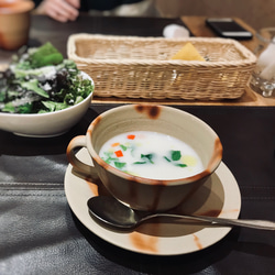 備前焼スープカップ（ひだすき） 7枚目の画像