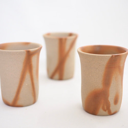 備前ビアマグ（緋だすき） 2枚目の画像