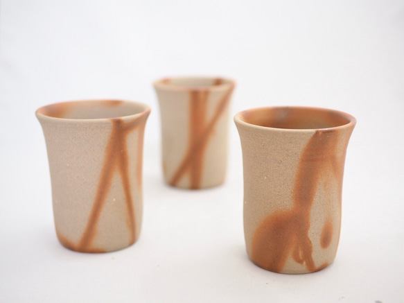 備前ビアマグ（緋だすき） 2枚目の画像