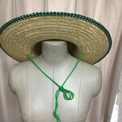 ポニーテール用麦わら帽子(Straw hat for ponytails) 4枚目の画像