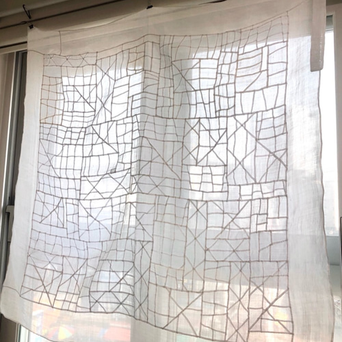ポジャギアンティークタペストリー （R-3）114×114cm