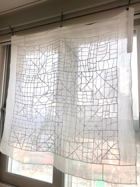 ポジャギアンティークタペストリー （R-3）114×114cm タペストリー