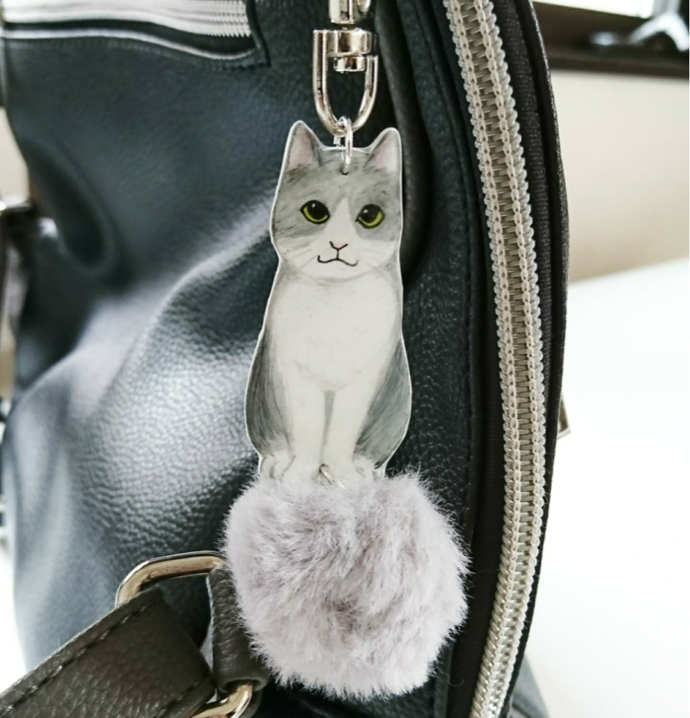 チョコ猫 レジンパーツ9 透けない ぐで猫 マット