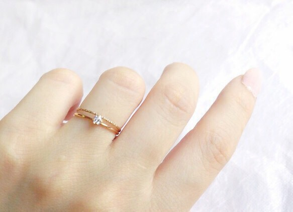 K14GF/ set rings ～luxe～ 2枚目の画像