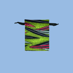シーズン到来！！アフリカンプリントの巾着袋  ⑤ 3枚目の画像