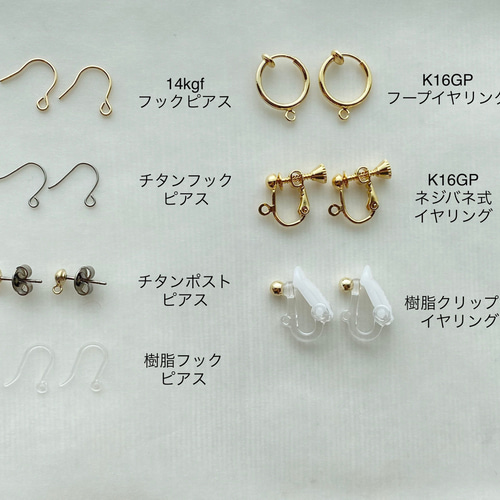 R✴︎H ♦︎14kgfラブラドライトパイナップルカービングピアス